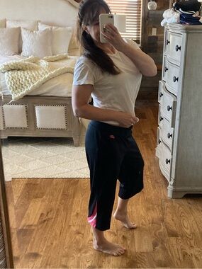 Nike Cropped Capri Y2K Track Pants Size L